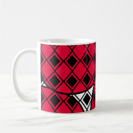 Pink Blob Harlequin Kaffeetasse