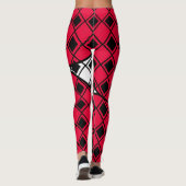 Pink Blob Harlequin Leggings (Rückseite)