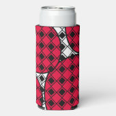 Pink Blob Harlequin Selters Dosenkühler (Seltzer Rückseite)