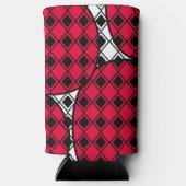 Pink Blob Harlequin Selters Dosenkühler (Vorderseite)