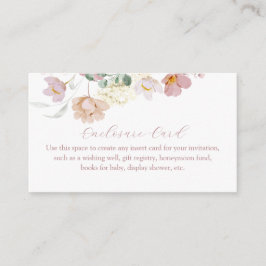 Pink Blogs Custom Enclosure Card Begleitkarte