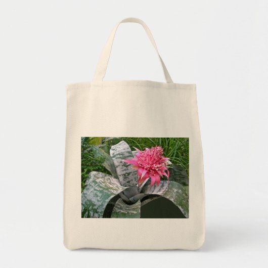 Pink Bloom Bromeliad Tote Bag Tragetasche (Vorne)