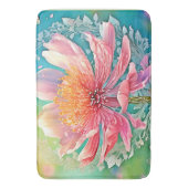 Pink Bloom Butterfly Dream Badematte (Vorderseite Vertikal)