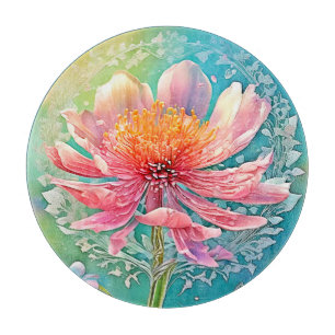 Pink Bloom Butterfly Dream Schneidebrett