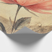 Pink Bloom & Moonlit Serenity Geschenkpapier (Ecke)