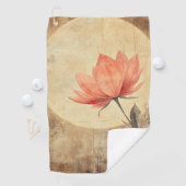 Pink Bloom & Moonlit Serenity Golfhandtuch (Insitu)