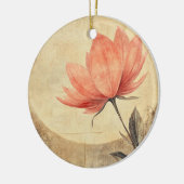 Pink Bloom & Moonlit Serenity Keramik Ornament (Links)