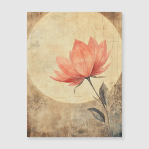 Pink Bloom & Moonlit Serenity Magnetkarte