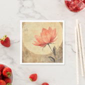 Pink Bloom & Moonlit Serenity Serviette (Beispiel)