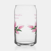 Pink Blooming Lilies Babydusche Dosenglas (Links)