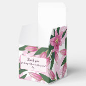 Pink Blooming Lily Danke / Willkommen Geschenkschachtel (Geöffnet)