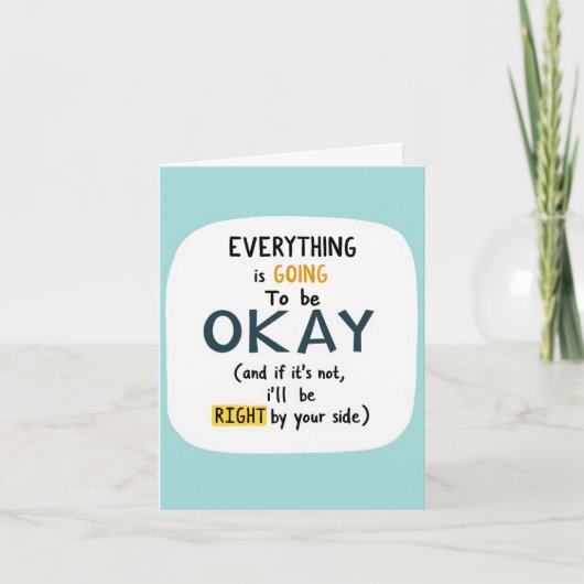 Pink Blooms Watercolor WIRD SCHNELL GUT. Karte (Vorderseite)