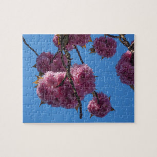 Pink Blossom, Blue Sky - Jigsaw Puzzle