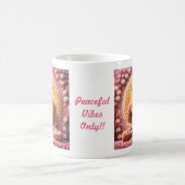 Pink Blossom Blume Buddha Meditation Kaffeetasse (Mittel)