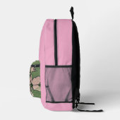 Pink Blossom Cascade   Bedruckter Rucksack (Rechts)