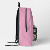 Pink Blossom Cascade   Bedruckter Rucksack (Links)