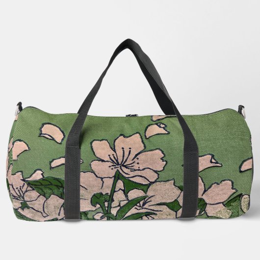 Pink Blossom Cascade Duffle Bag (Vorderseite)