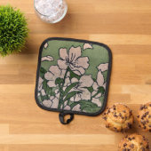 Pink Blossom Cascade Topflappen (Oben Unten)