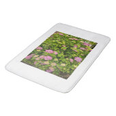 Pink Blossom Garden Bath Mat Badematte (Schrägansicht)