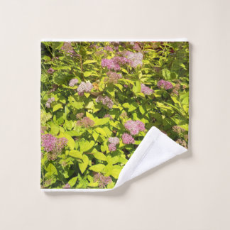 Pink Blossom Garden Nature Photography Bath Towel Badhandtuch Set