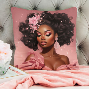 Pink Blossom Glamour Kissen
