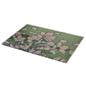Pink Blossom Green Cutting Board Schneidebrett (Ecke)
