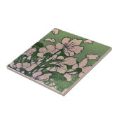 Pink Blossom Green Fliese (Seite)