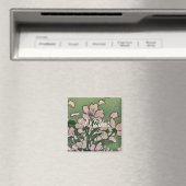 Pink Blossom Green  Magnet (In Situ (Geschirrspüler))