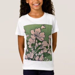 Pink Blossom Green T-Shirt