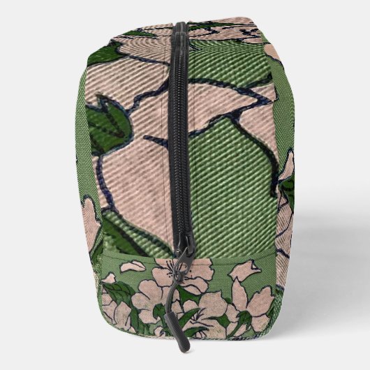 Pink Blossom Green Waschbeutel (Rechts)