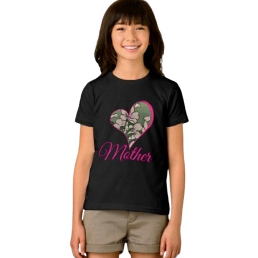 Pink Blossom Grün Tri-Blend Shirt