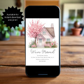 Pink Blossom House | Neue Zuhause-Adresse Ankündigung