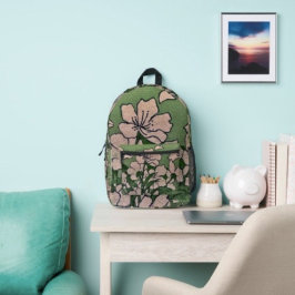 Pink Blossom Kaskade  Bedruckter Rucksack