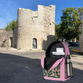 Pink Blossom Kaskade Bedruckter Rucksack