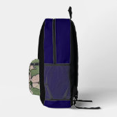 Pink Blossom Kaskade Bedruckter Rucksack (Rechts)
