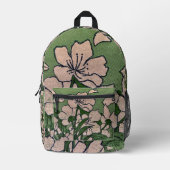 Pink Blossom Kaskade  Bedruckter Rucksack (Vorderseite)