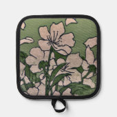 Pink Blossom Kaskade  Topflappen (Vorderseite)