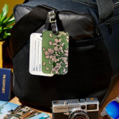 Pink Blossom Kaskadierte Gepäckmarke Gepäckanhänger