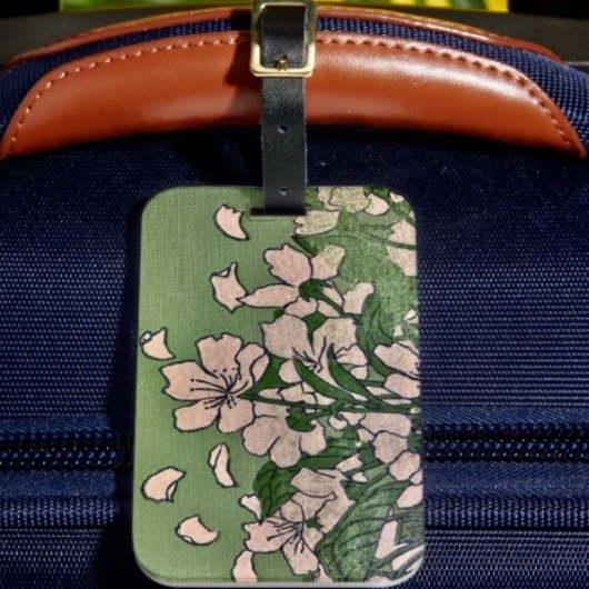 Pink Blossom Kaskadierte Gepäckmarke Gepäckanhänger