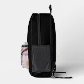 Pink Blossom Magic Bedruckter Rucksack (Rechts)