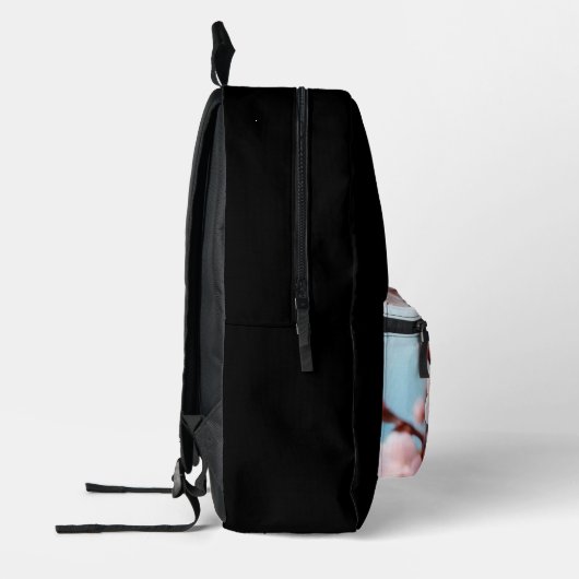 Pink Blossom Magic Bedruckter Rucksack (Links)