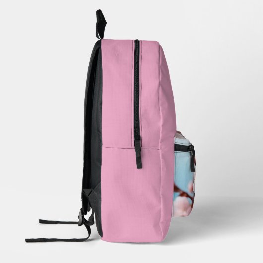 Pink Blossom Magic Bedruckter Rucksack (Links)