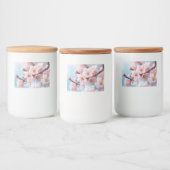 Pink Blossom Magic Lebensmitteletikett (Flaschen)