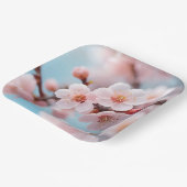 Pink Blossom Magic Paper Plate Pappteller (Gewinkelt)