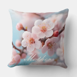 Pink Blossom Magic Throw Kissen