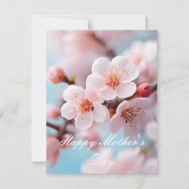 Pink Blossom Magie Feiertagskarte