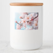 Pink Blossom Magie Lebensmitteletikett (Vorderseite)