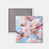 Pink Blossom Magie Magnet (Vorderseite/Rückseite)