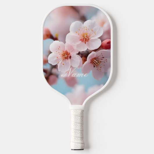 Pink Blossom Magie Pickleball Schläger (Vorderseite)