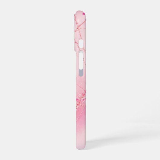 Pink Blossom Mist Phone Case iPhone 16 Hülle (Linke Seite)